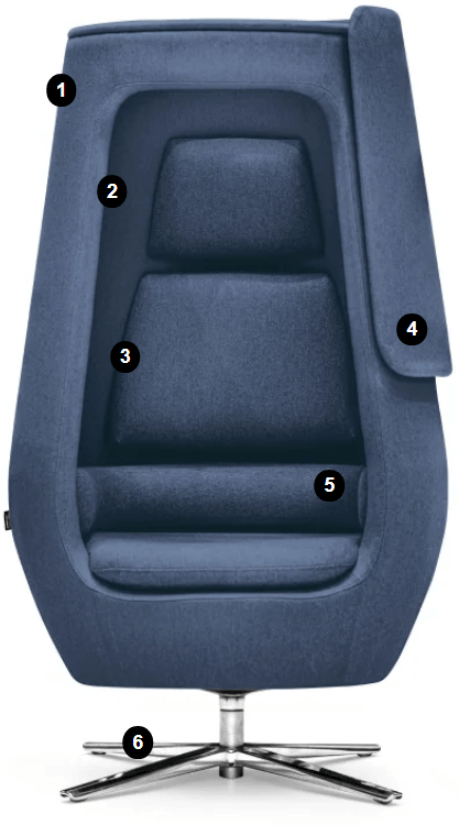 a11 armchair mit Legende